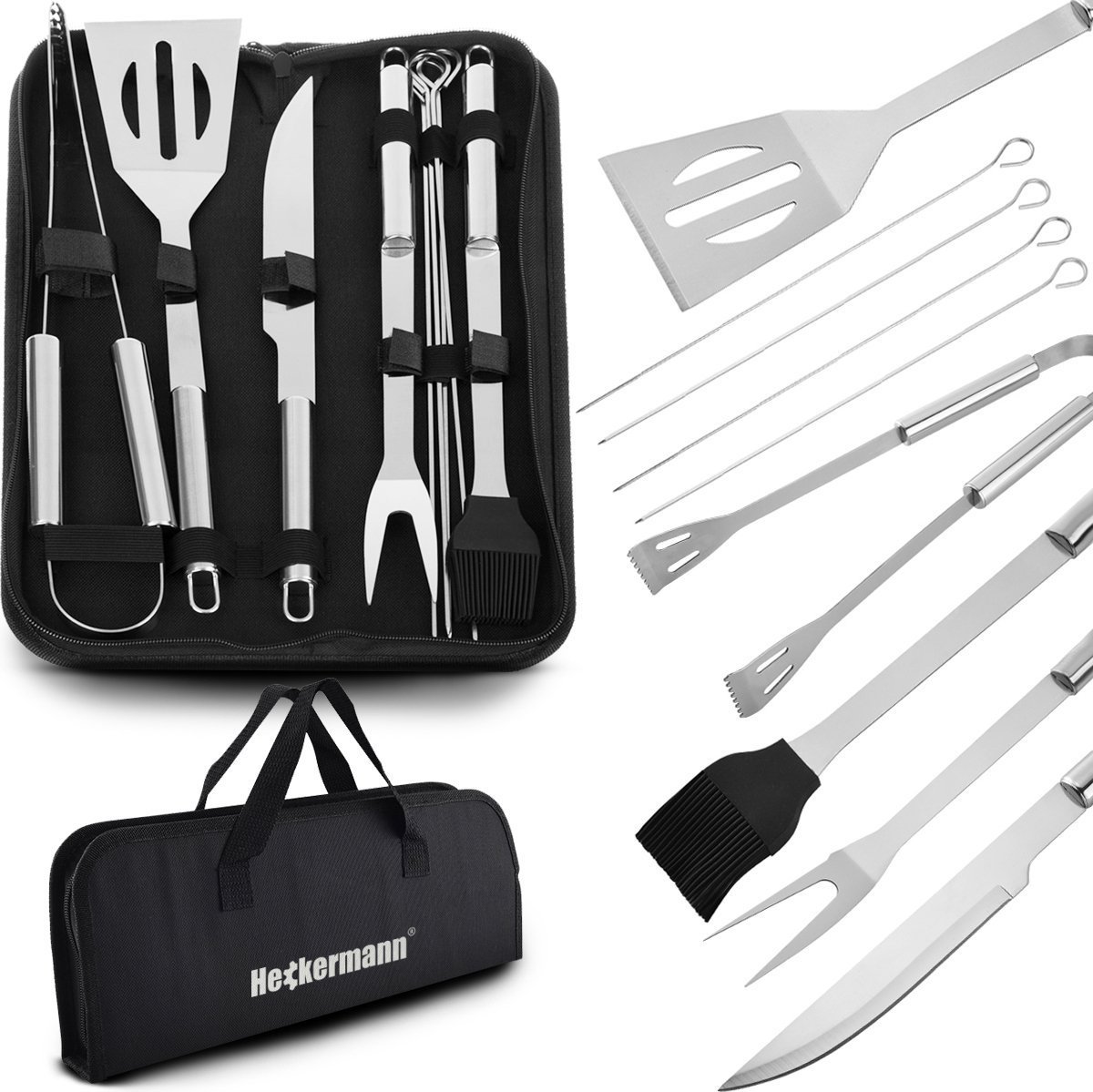 Heckermann Akcesoria do grillowania Heckermann IN-BBQ9 - 9 elementów