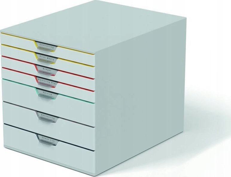 Durable DURABLE Schubladenbox VARICOLOR Mix 7 Fächer mehrfb