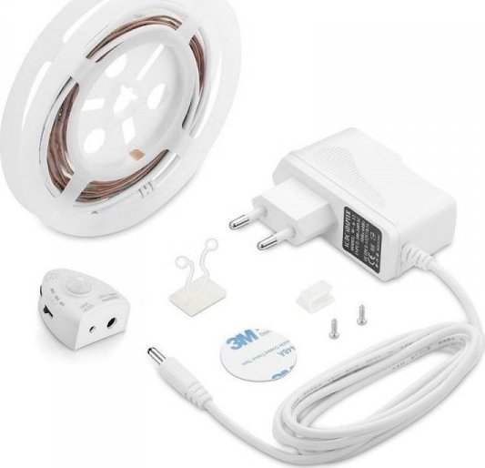 Taśma LED V-TAC Nocne Oświetlenie LED V-TAC Czujnik Ruchu Pojedyncze Łóżko VT-8067 4000K 260lm 3 Lata Gwarancji