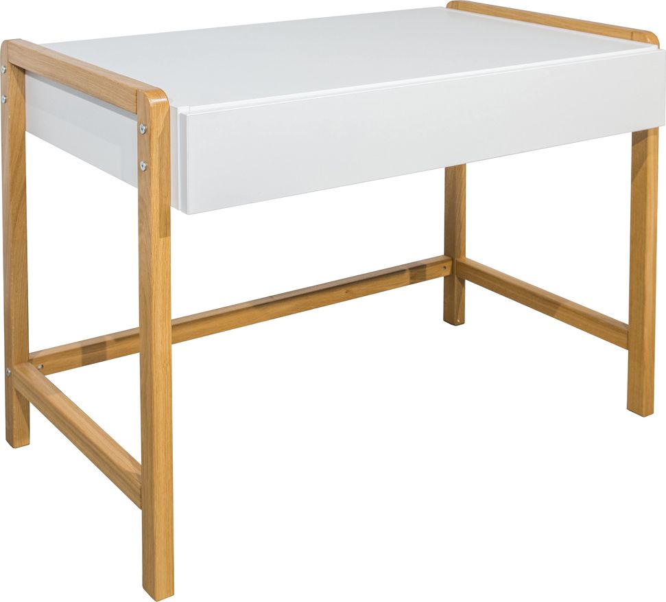 Elior Białe biurko dla dzieci i młodzieży - Benny 5X