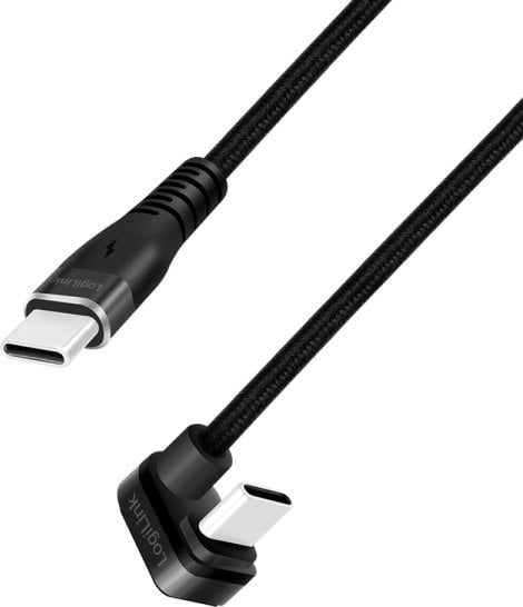Kabel USB LogiLink USB-C - USB-C 3 m Czarny (CU0194)
