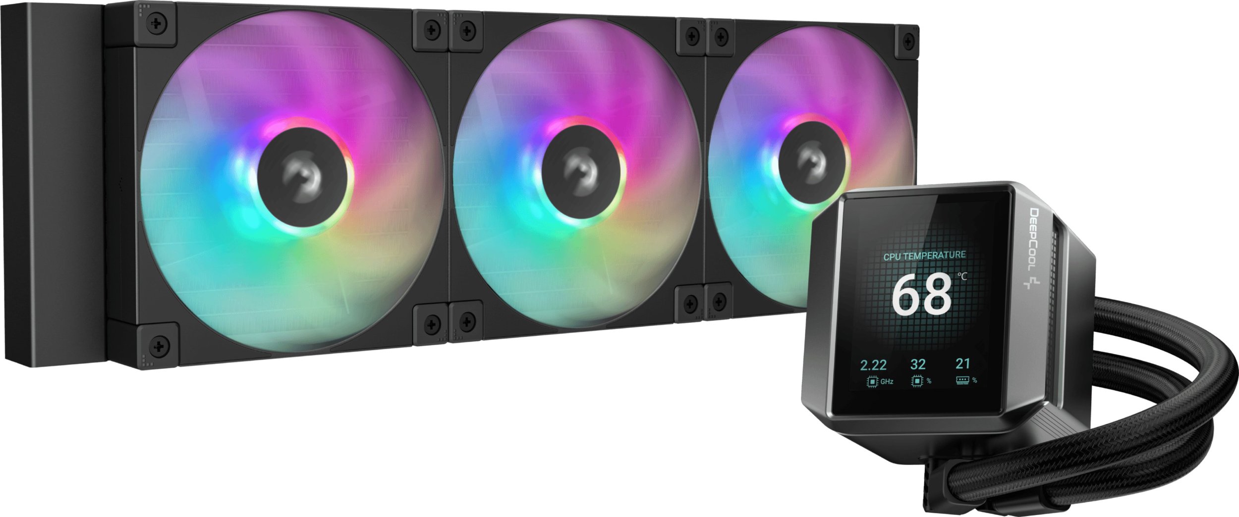 Chłodzenie wodne Deepcool Mystique 360 ARGB (R-LX750-BKADSNC-G-1)