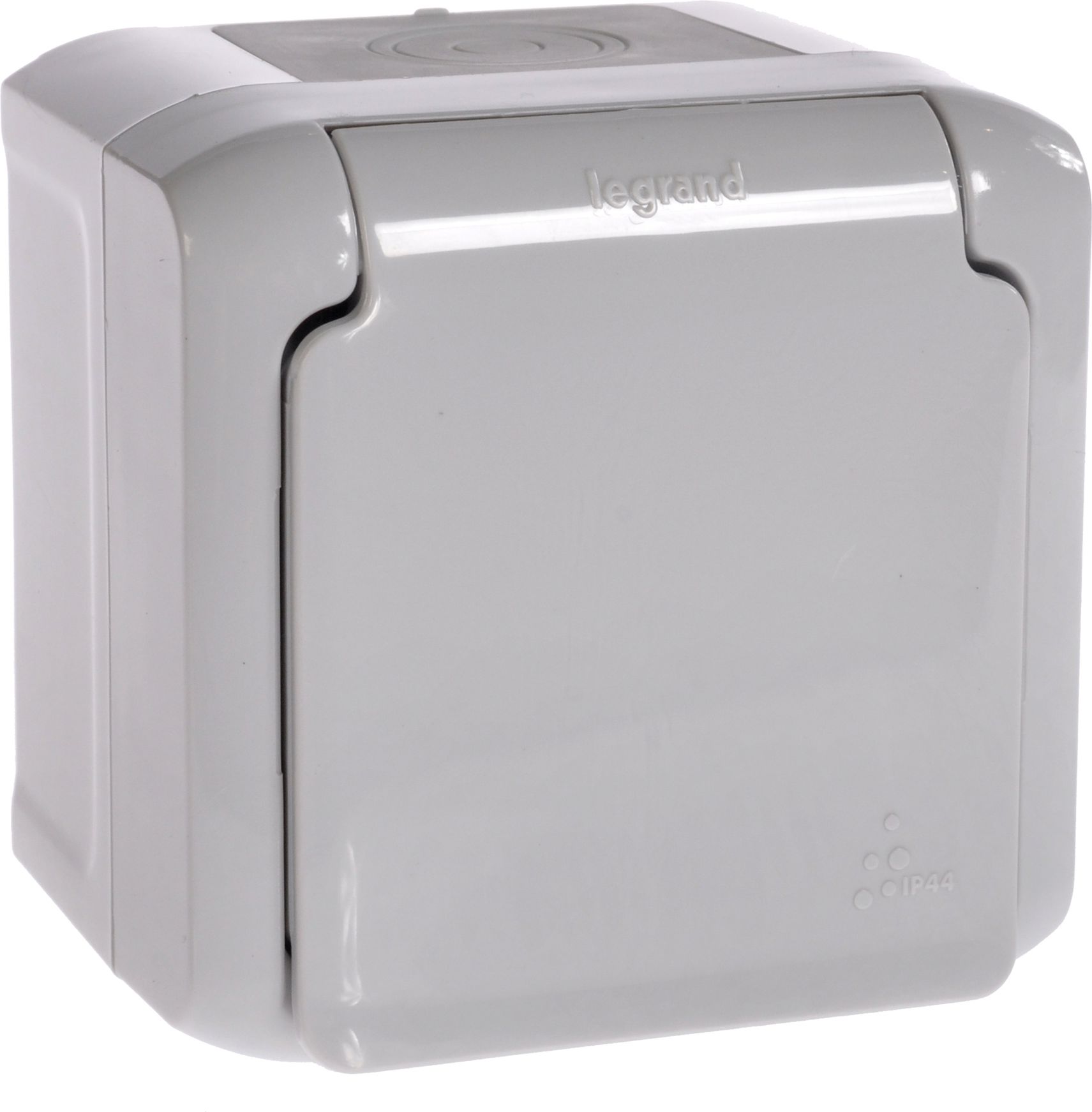 Legrand FORIX Gniazdo pojedyncze z/u 16A IP44 z przesłonami szare (782395)
