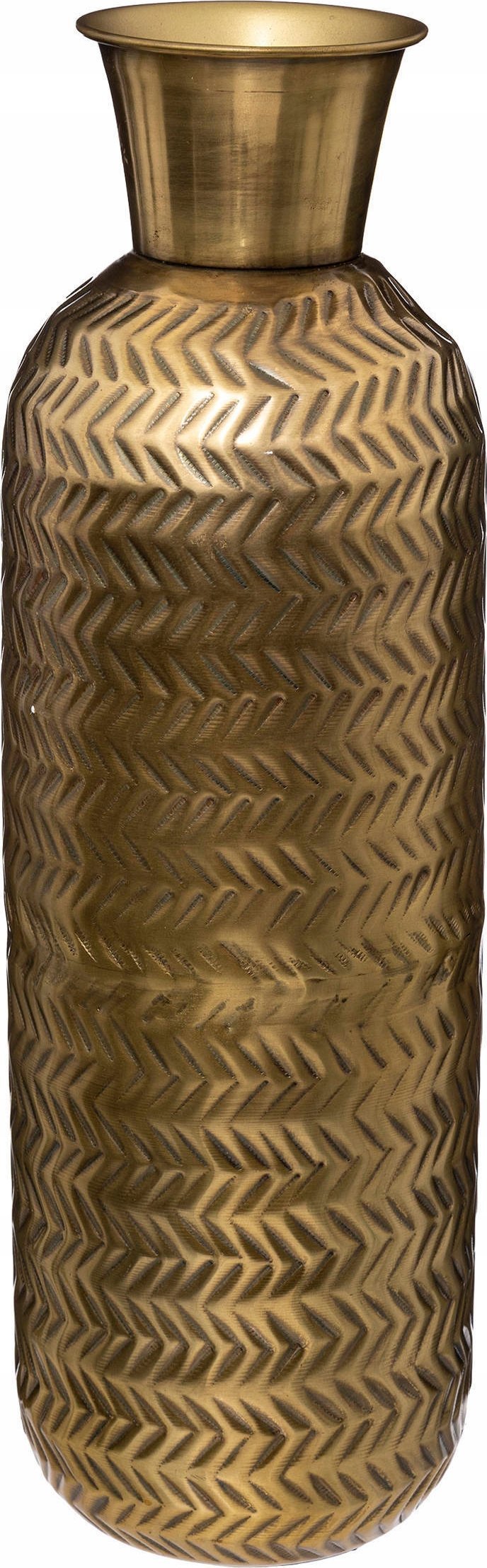 Atmosphera Wysoki wazon na podłogę NIGHT, 45 cm, złoty