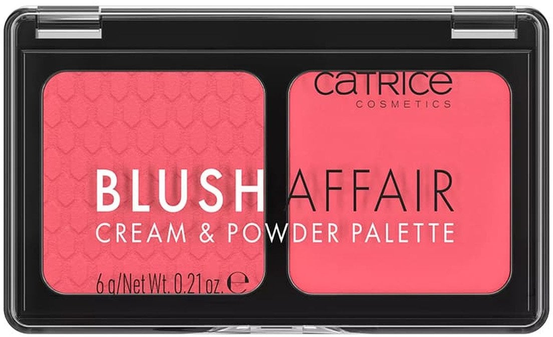 Catrice Blush Affair Cream & Powder Palette Paleta Róży W Kremie I Pudrze 6g stunning strawberry (010)