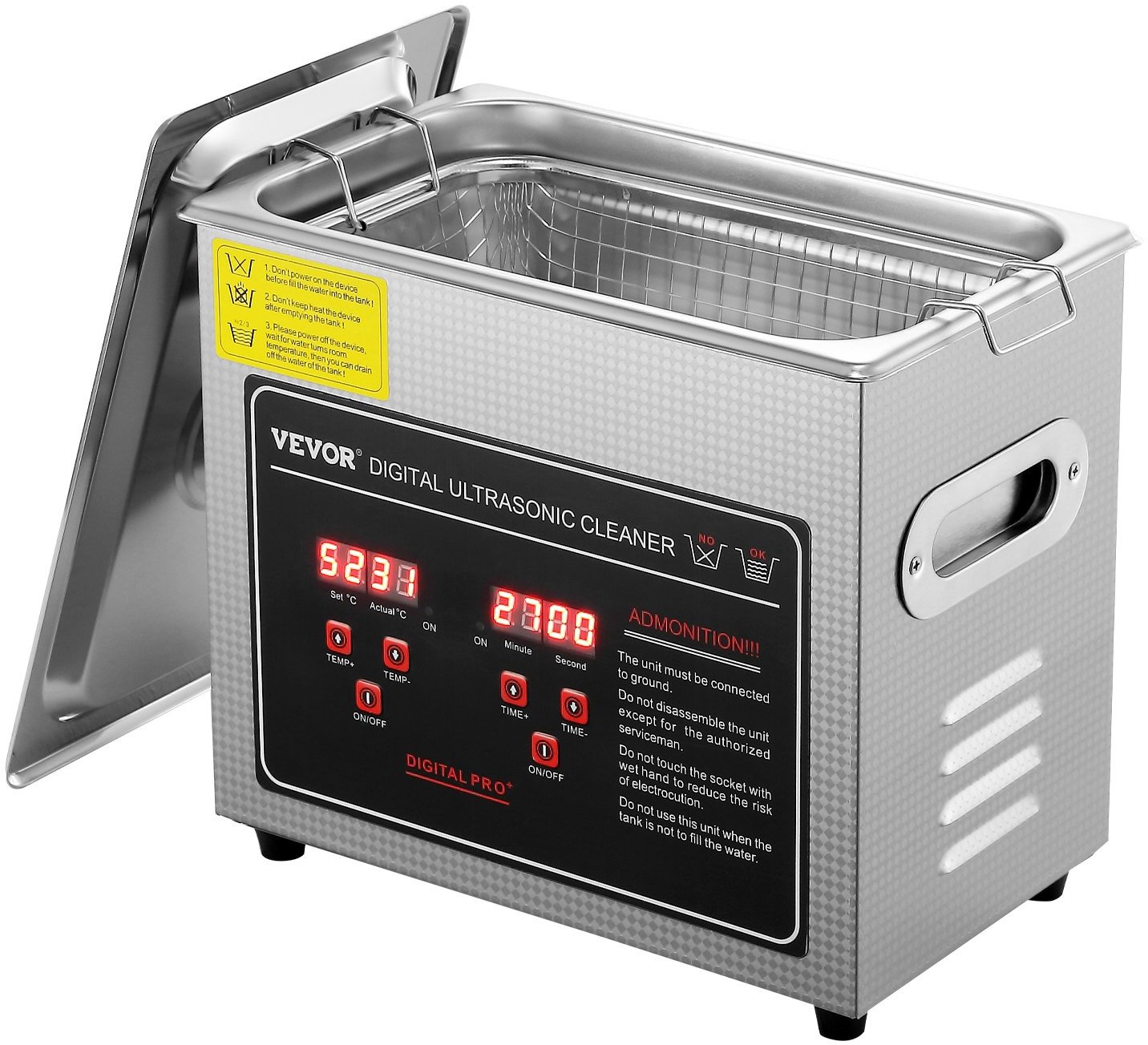 Myjka Ultradźwiękowa do czyszczenia biżuterii narzędzi 3L 120 W