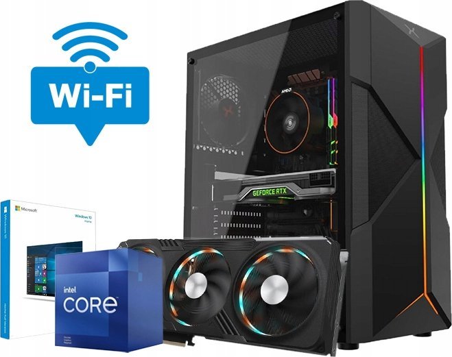 Komputer Netcom Core i7-12700F, 32 GB, RTX 4060, 1 TB M.2 PCIe Windows 11 Home