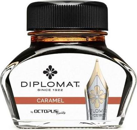 Diplomat atrament Diplo Octopus 30 ml szklany brązowy