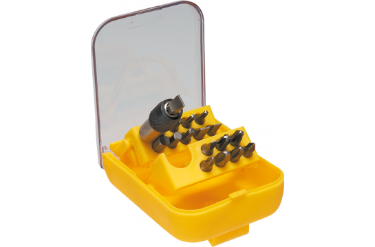 Topex Końcówki wkrętakowe z uchwytem 18szt. (39D363)