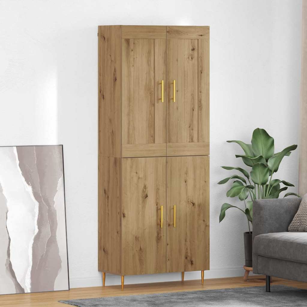 Highboard Dąb rzemieślniczy 69,5 x 34 x 180 cm