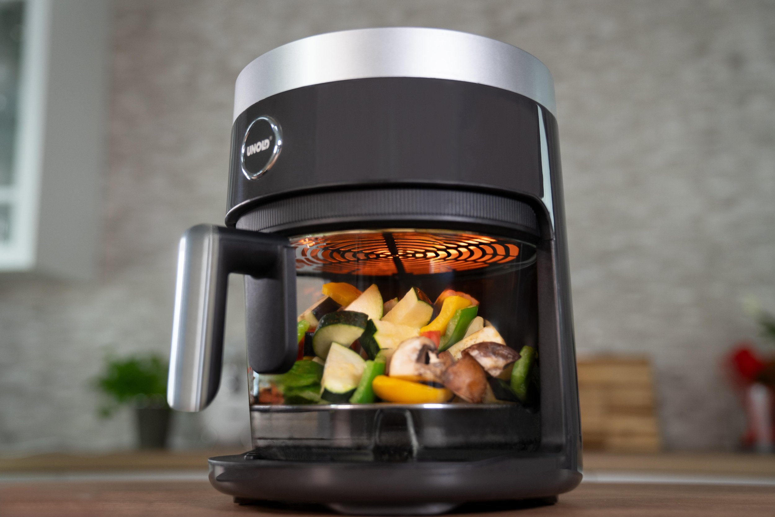 Frytkownica beztłuszczowa Unold Unold 58695 Hot Air Fryer Glass