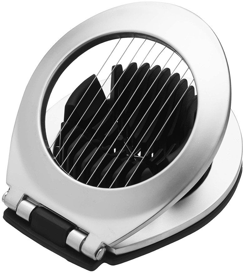 Krajalnica do jajek jajka pieczarek pomidorów metalowa 2W1 plastry ćwiartki BRUNBESTE BB-3210