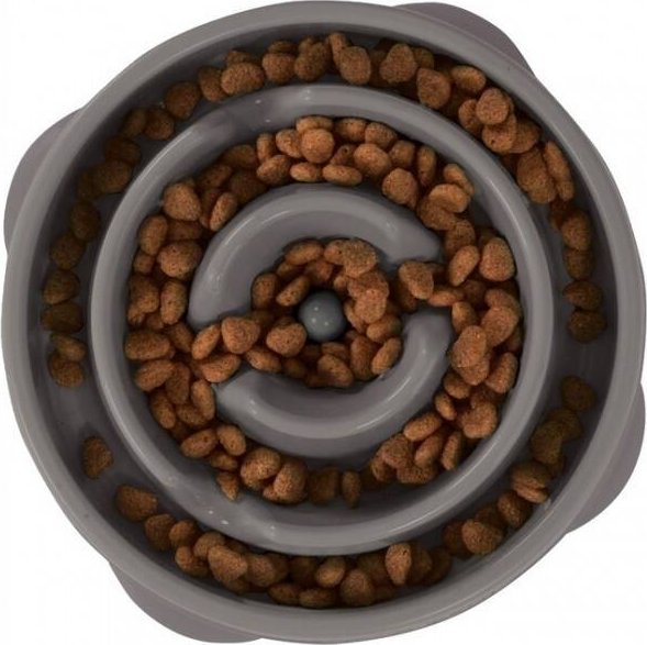 Outward Hound Outward Hound Fun Feeder Mini Miska spowalniająca szara [69891]