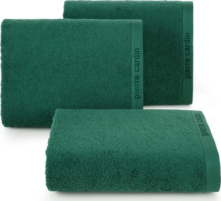 Eurofirany RĘCZNIK PIERRE CARDIN EVI 50X90 CM BUTELKOWY ZIELONY
