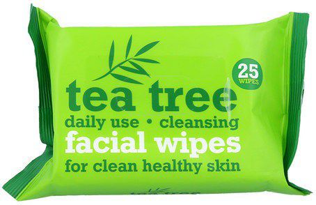 Xpel Tea Tree Cleansing Facial Wipes Chusteczki do twarzy dla skóry wrażliwej