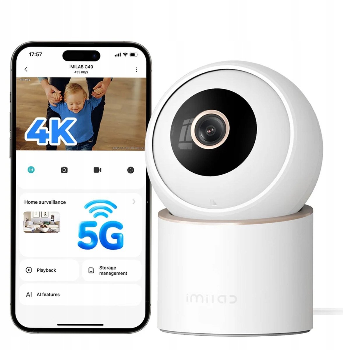 Kamera Imilab C40 Wewnętrzna biały