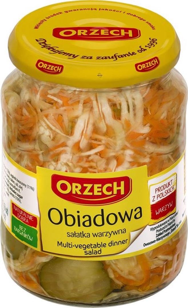 Orzech Orzech Sałatka obiadowa warzywna 860g