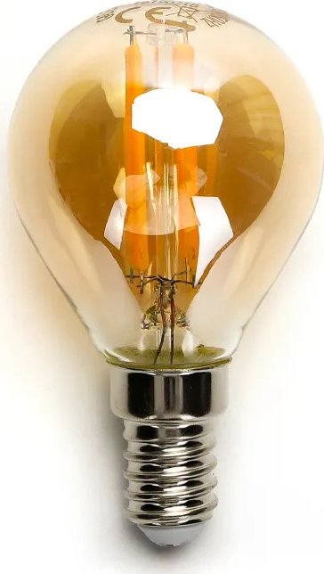 Aigostar Żarówka LED Filament Bursztynowa G45 E14 4W Żarówka LED Filament Bursztynowa G45 E14 4W