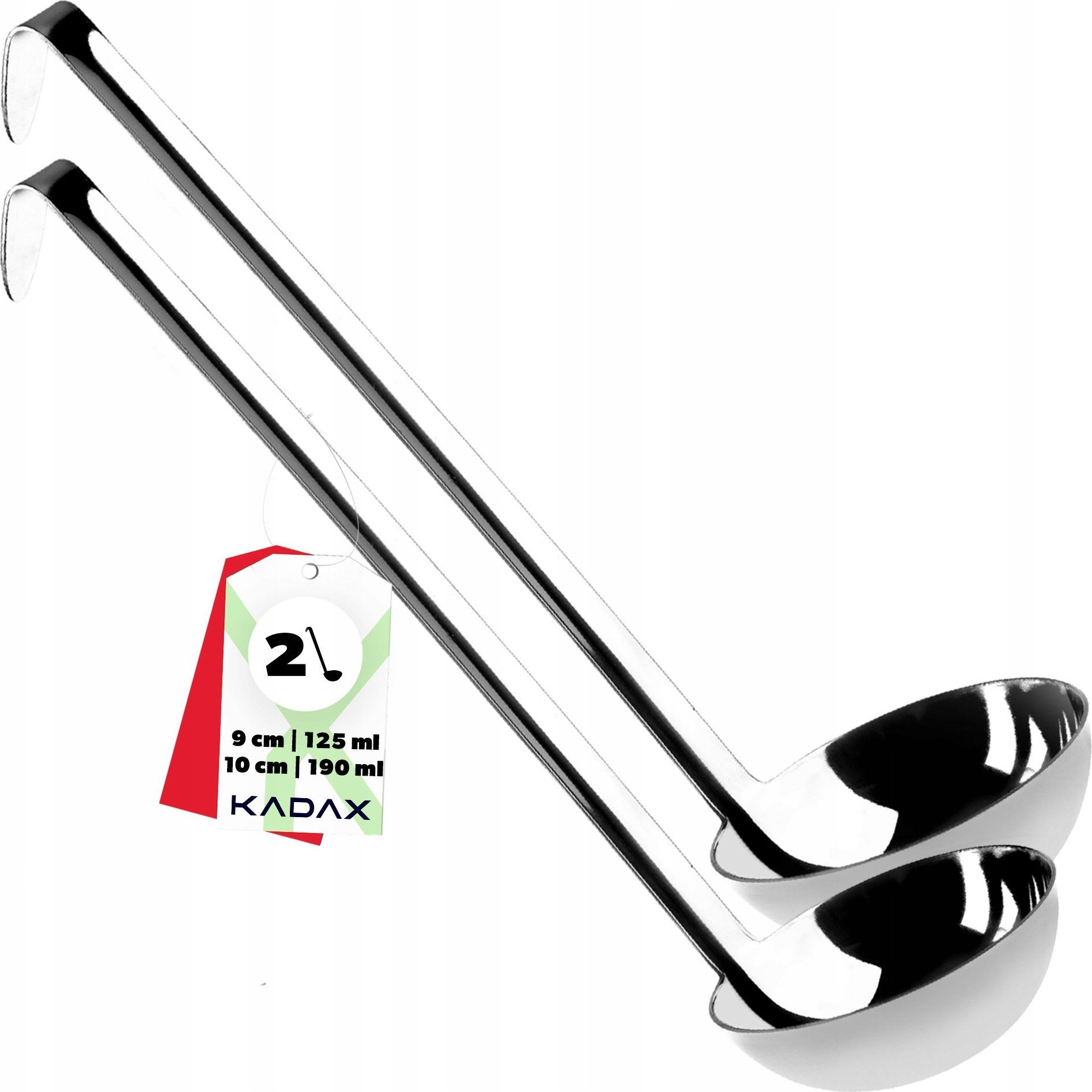 Kadax KADAX Zestaw Przyborów Łyżka Chochla Do Zup 9+10cm