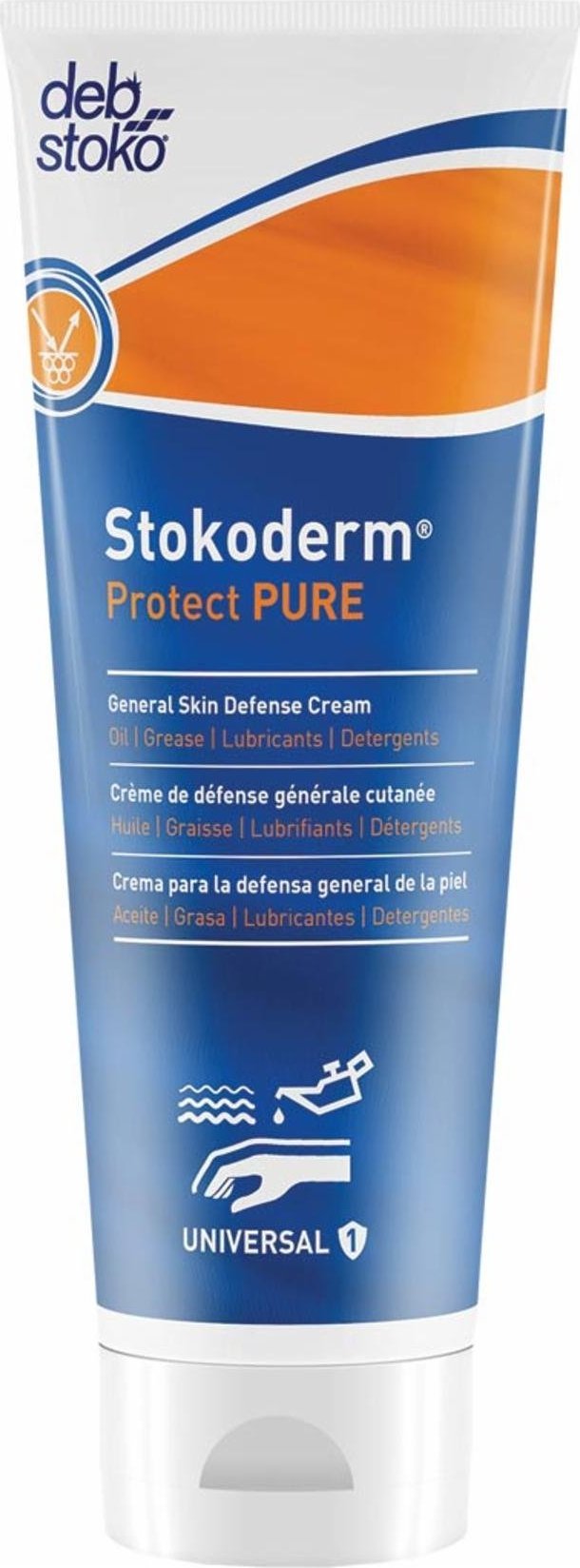 Debstoko DS-PROTECT BEZ 100 ml - krem ochronny do rąk STOKODERM PROTECT PURE 1 L;100 ml
