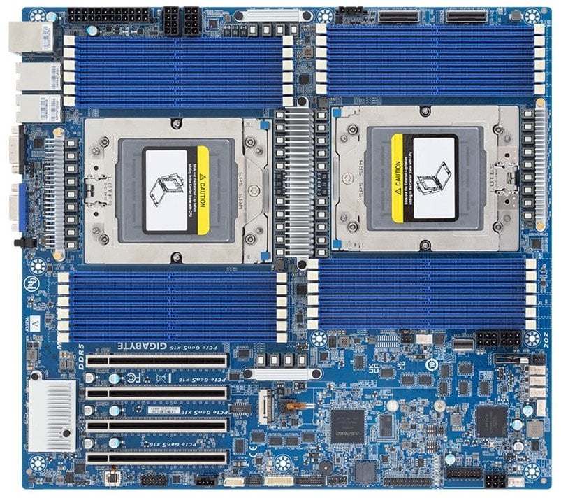 Gigabyte Mainboard MZ73-LM2 (Rev. 3.x) AMD EPYC E-ATX Dual Sockel SP5 retail