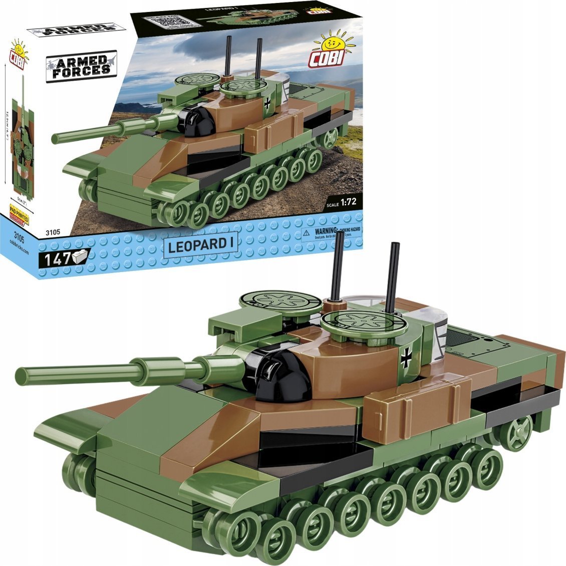Cobi Klocki LEOPARD I 147 elementów