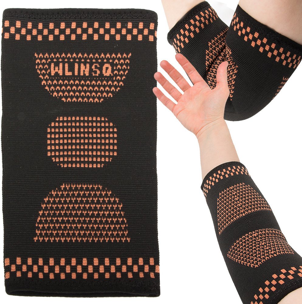 Stabilizator stawu łokciowego wspomagacz na łokieć orteza opaska elastyczna