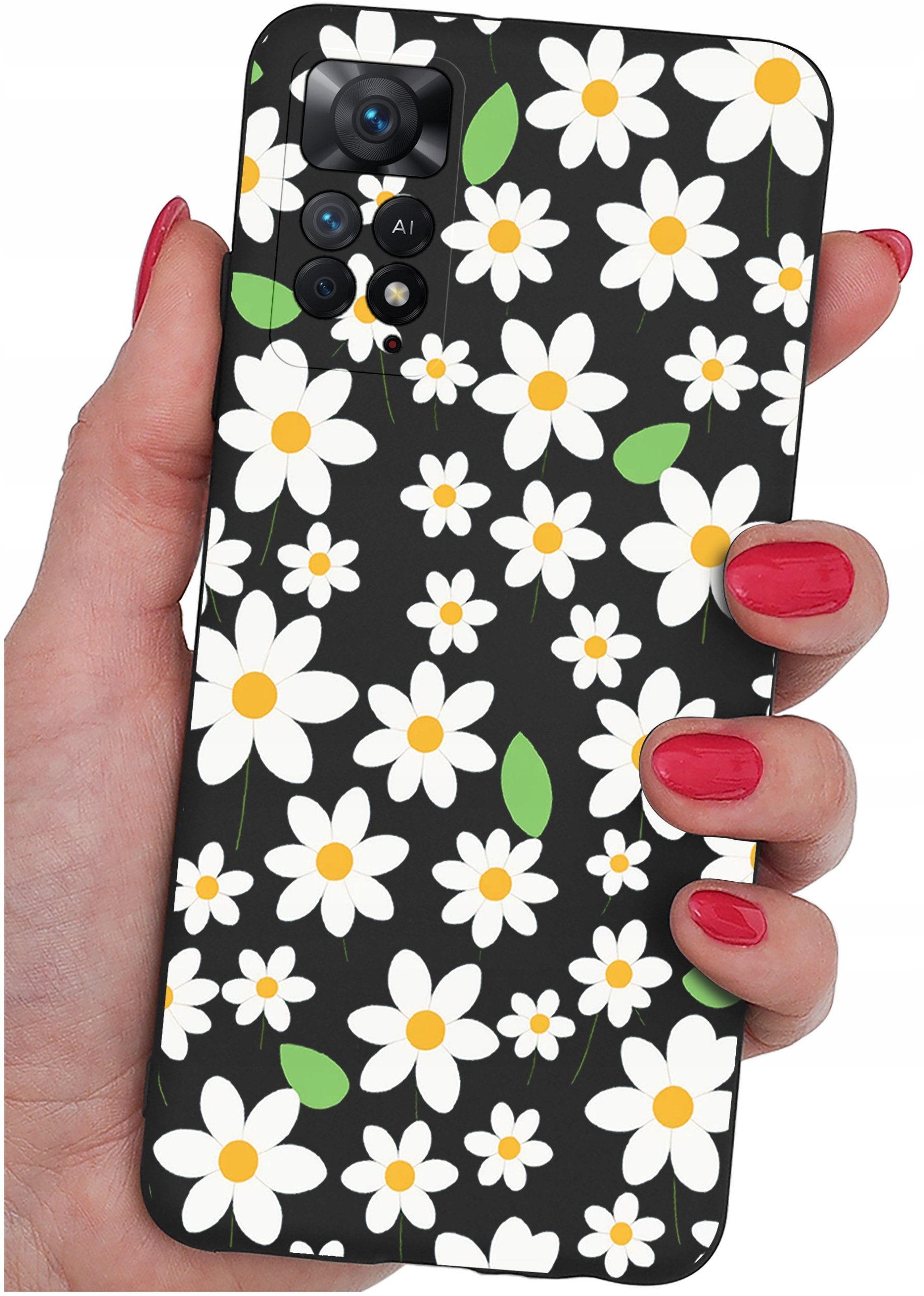 krainaGSM ETUI do Xiaomi Redmi Note 11 Pro SILIKONOWE MATT CASE + SZKŁO 9H