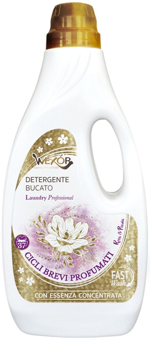 Płyn do płukania Wexor Zmiękczacz Żel perfumowany do prania Rosa i Peonia 1500ml