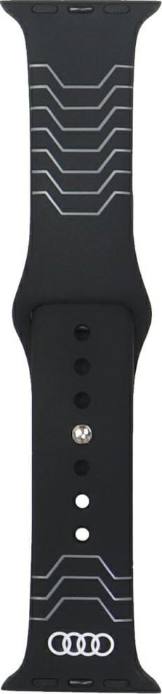 Pasek Audi Geometric Pattern Silicone Watch Strap do Apple Watch 40/41/42mm czarny