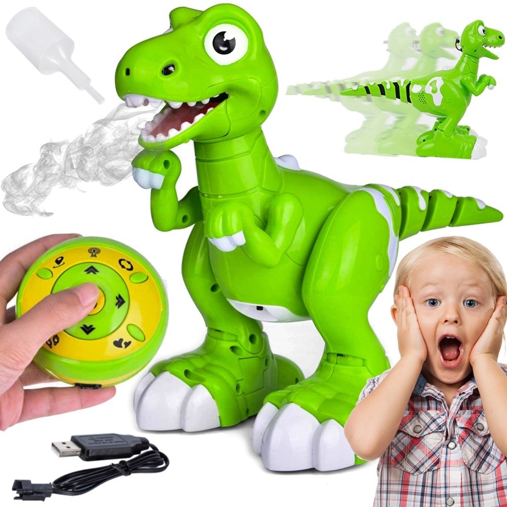 Dinozaur Zdalnie Sterowany Ziejący Parą