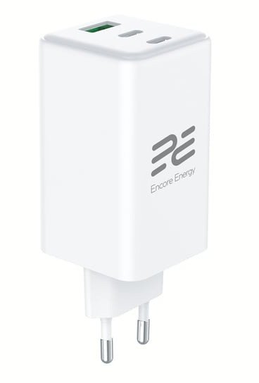 Ładowarka sieciowa Encore Energy GaN QC PD 1x USB-A 30W 2x USB-C 100W MD-10083Z standard