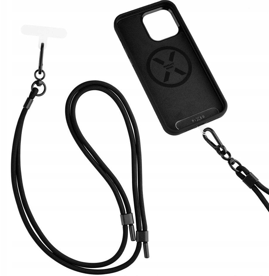 FIXED Universal Lanyard for Mobile Phones - uniwersalna smycz do telefonu czarna - Gwarancja bezpieczeństwa. Proste raty. Bezpłatna wysyłka od 170 zł.