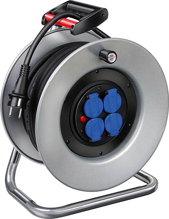 Brennenstuhl Przedłużacz bębnowy Garant S4 IP44 4 x 230V czarny 50m (1198534130)