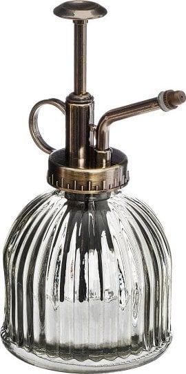 Atmosphera Rozpylacz szklany w stylu vintage, Ø 8 x 16 cm, kolor transparentny