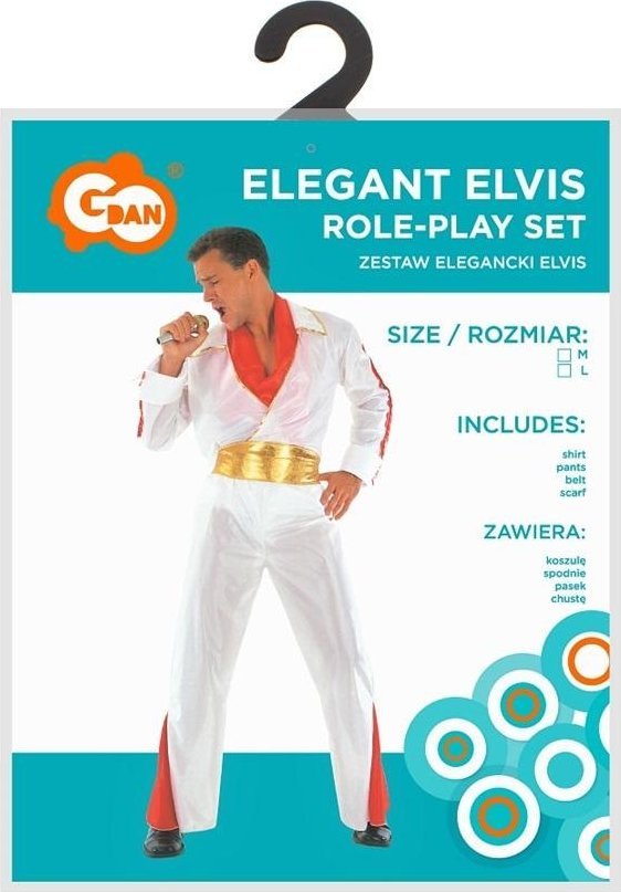 Strój elegancki Elvis rozm. M
