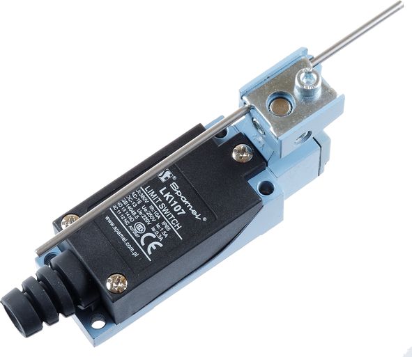 Spamel Łącznik krańcowy 1Z 1R metal / tworzywo pręt rotacyjny (LK107)