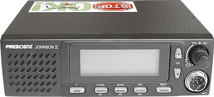 CB Radio President Radio CB PRESIDENT JOHNSON II ASC