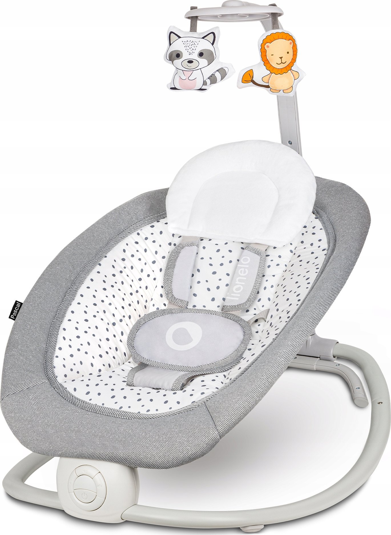 LIONELO Bujaczek leżaczek Pascal Grey Dove