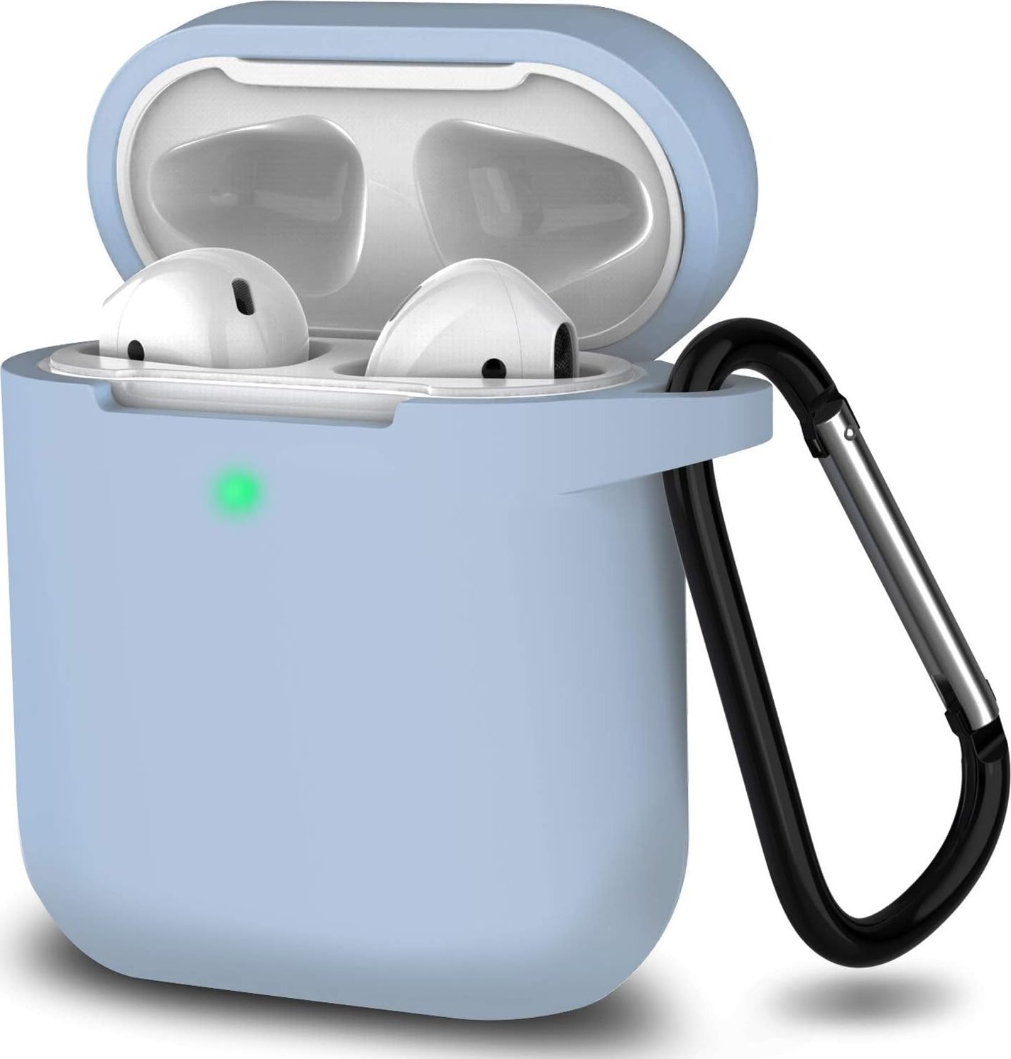 Vanfone Vanfone Etui silikonowe do Apple AirPods 1/2, delikatnie niebieskie (VANAX53011)