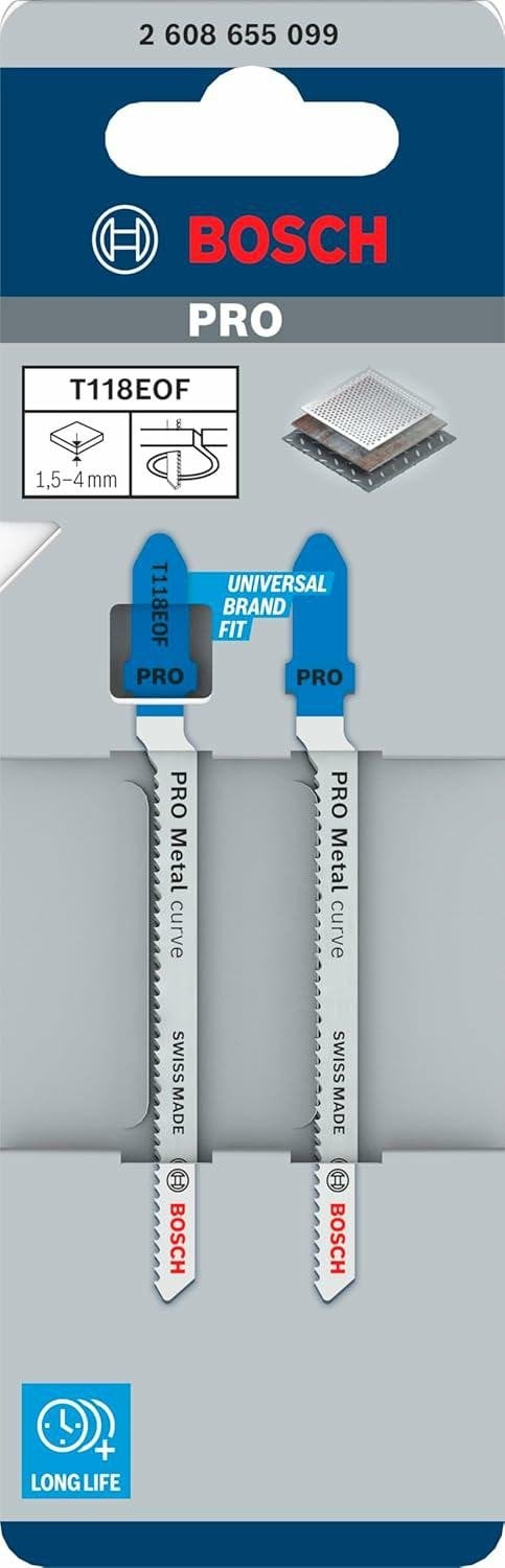 BOSCH BRZESZCZOT T PRO METAL CURVE T118EOF 83 mm /2szt.