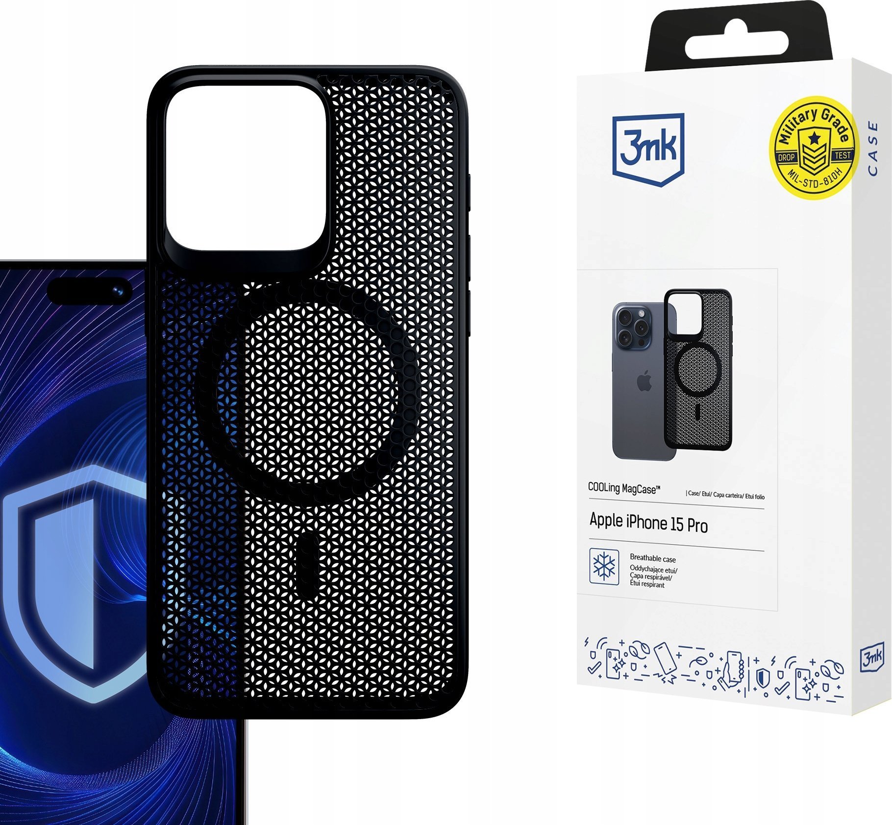 3MK Etui COOLing MagCase do Apple iPhone 15 Pro