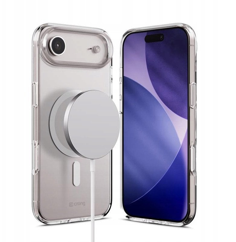 Crong Clear MAG Cover - Etui MagSafe iPhone 17 Air (przezroczysty)