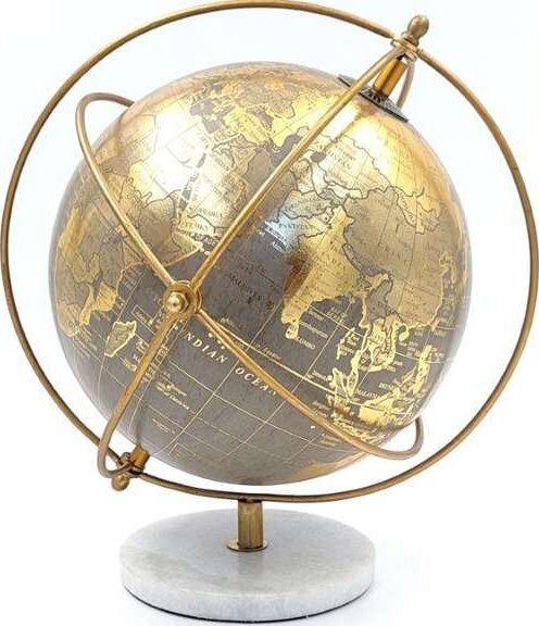 Giftdeco Globus dekoracyjny na kamiennej podstawie GLB-127