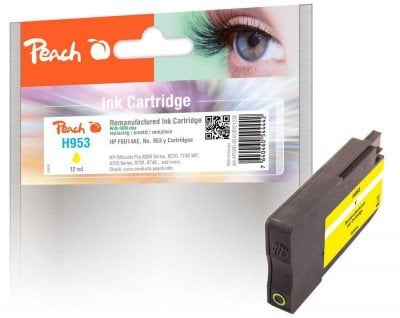 Peach Patrone HP Nr.953 yellow mit OEM Chip remanufactured