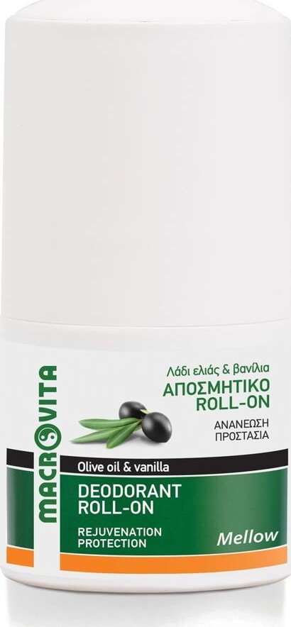 Macrovita MACROVITA naturalny dezodorant roll-on MELLOW z bio-oliwą i wanilią 50ml
