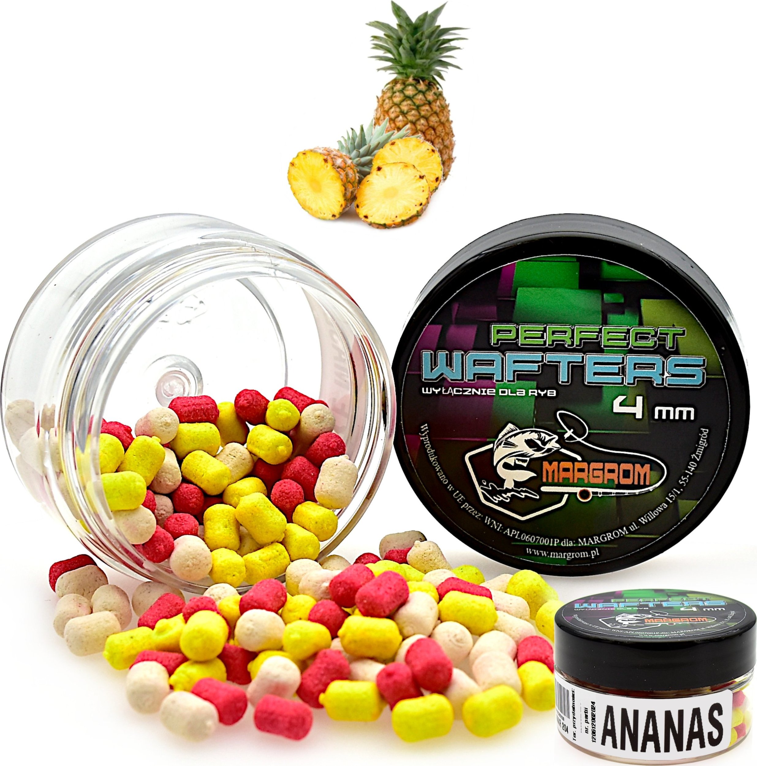 Margrom MARGROM Perfect WAFTERS 4mm 25ml aromat ANANAS przynęta