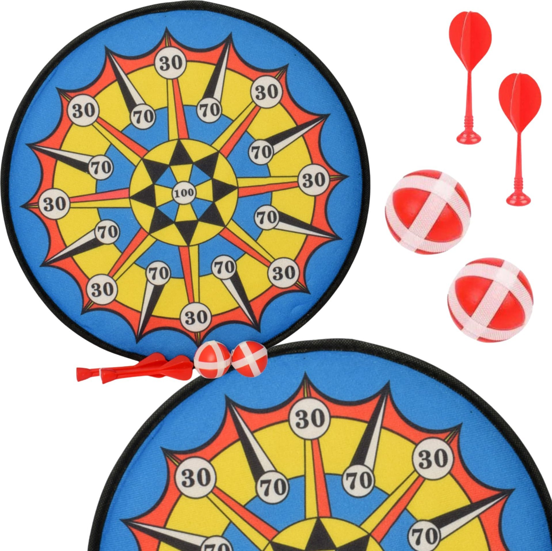 ProNice Dart Gra na Rzepy Tarcza Bezpieczne Rzutki Lotki Zręcznościowa Dla Dzieci