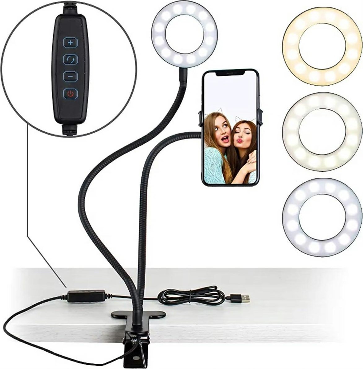 Lampka biurkowa ATL czarna