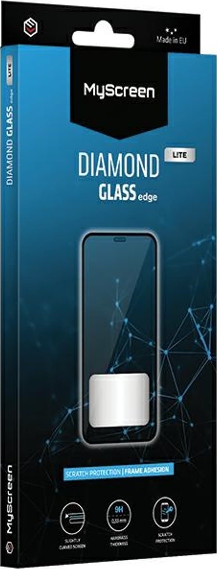 MyScreen Protector MyScreen Protector - Szkło hartowane na lekko zaokrąglone ekrany DIAMOND GLASS LITE edge FULL GLUE do Vivo Y18e/Y18